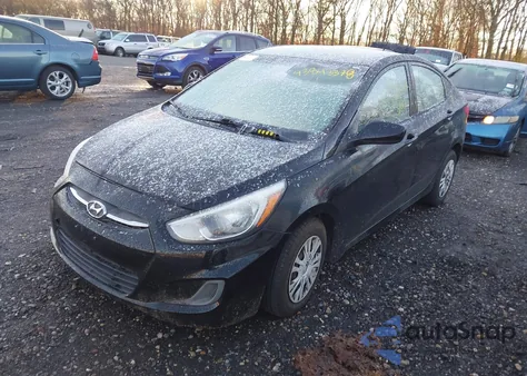 2016 Hyundai Accent Se z USA, uszkodzony, nr VIN KMHCT4AE6GU013484